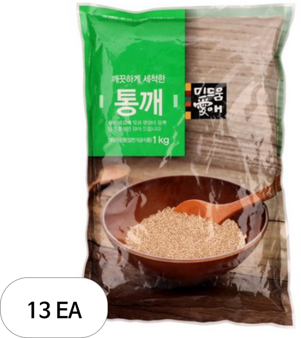 금보종합식품 통깨, 1kg, 13개