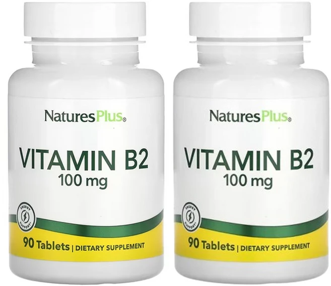 네이쳐스플러스 비타민 B-2 100 mg, 2개, 90정 - 쿠팡
