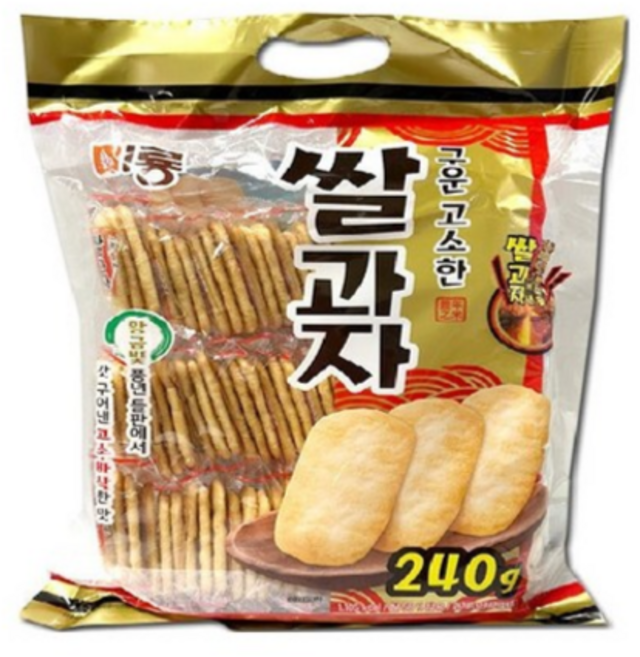 [달콤진] 미룡 구운 고소한 쌀과자, 240g, 1개