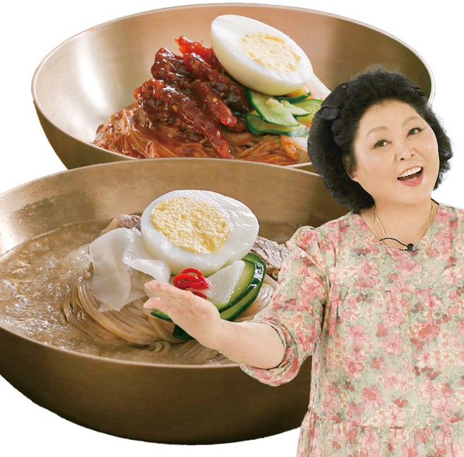[홈쇼핑방송]이순실의 평양냉면 메밀면(20봉)+냉면육수(10봉)+비빔장(10봉) 20인분, 1세트, 7kg