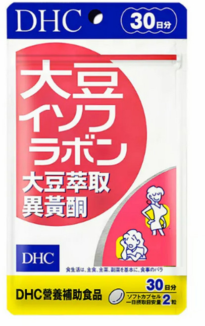 DHC 大豆異黃酮 營養輔助食品 30日份, 1個, 60顆