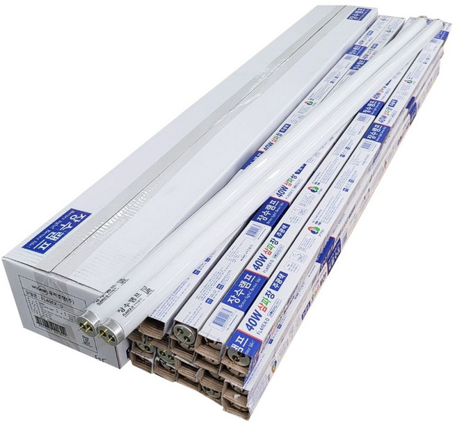 장수램프 FL40EXD 삼파장 직관 형광등 120cm 20개 ykm*5384Zb