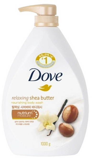도브 릴랙싱 시어버터 바디워시, 1kg, 1개