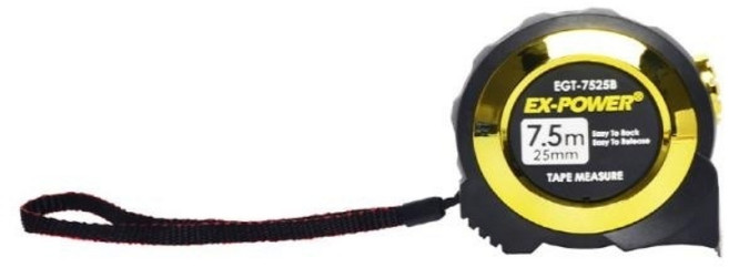 (이엑스파워) 오토락줄자 7.5mx25 양면타입 EGT-7525B, 1개