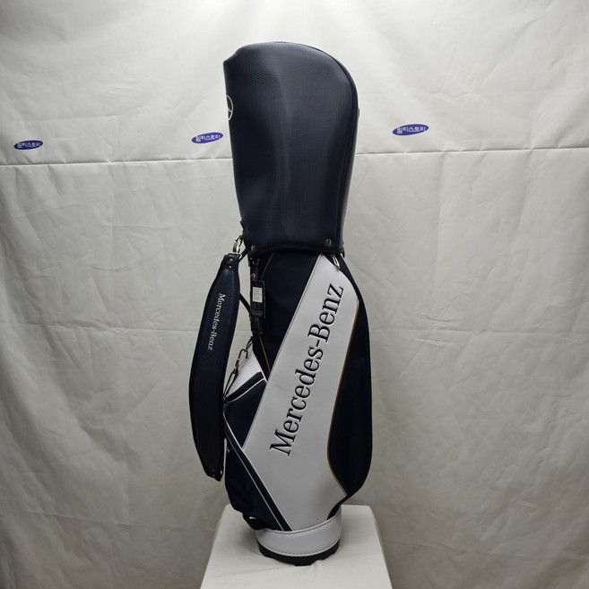 벤츠 골프가방 캐디백 골프백 블루화이트 5분할 경량 합성피혁 KIM12050914