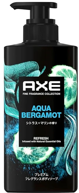 AXE 악스 프리미엄 프레그런스 아쿠아베르가못 용 남성 바디 소프 본체 440g - 쿠팡