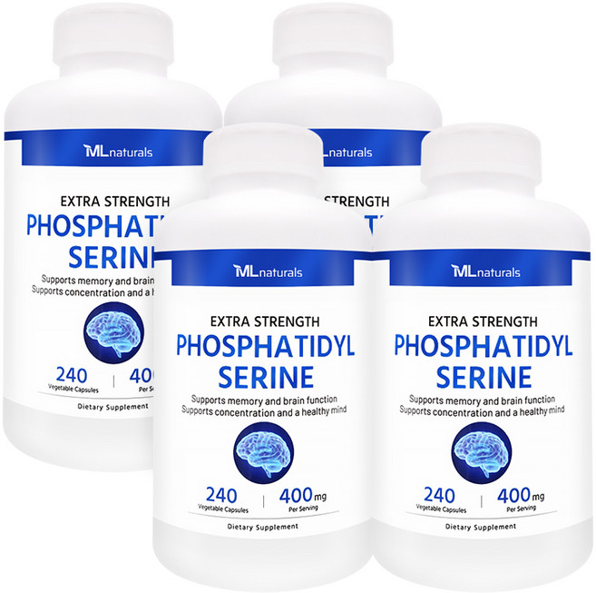 마이라이프 포스티딜세린 400mg 240캡슐, 240정, 4개