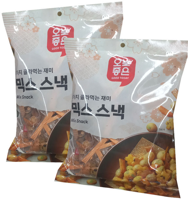 오늘좋은 믹스스낵, 2개, 200g