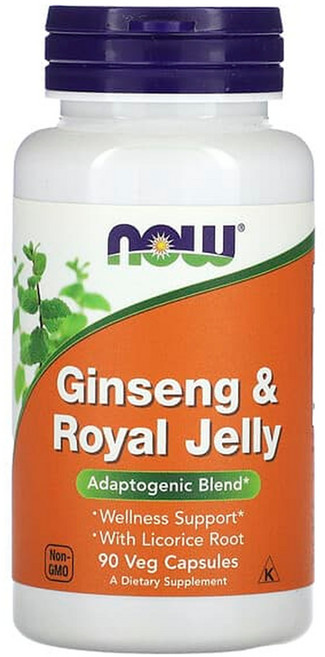 나우푸드 인삼 & 로얄 젤리 90캡슐 x2