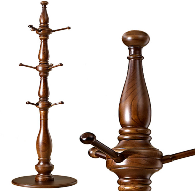 아지오퍼니처 원목 스탠드 옷걸이 행거 나무 산타페, 1개