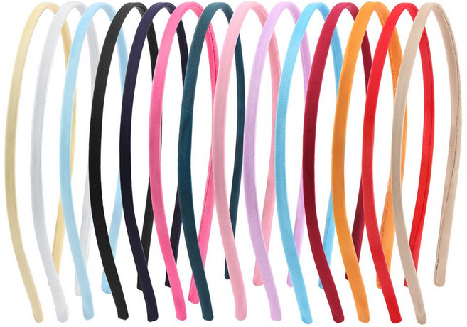 와팜 패브릭 슬림 라인 머리띠