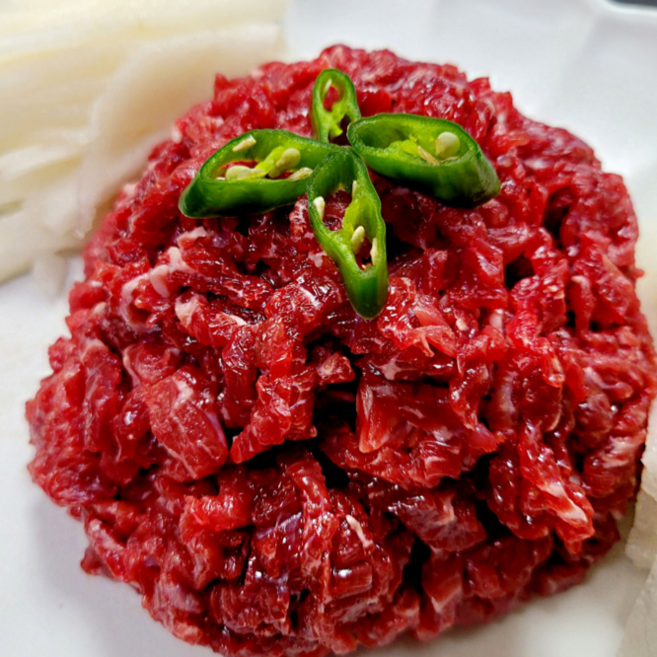생고기(육회) 한우육회 국내산 300g, 1개