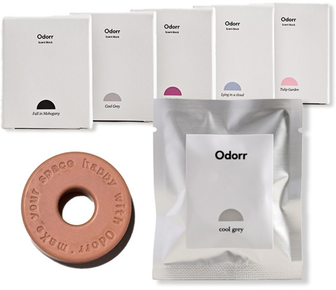 [오도르] 리필 향기블럭 5종 세트, 5개, 라잉인어클라우드