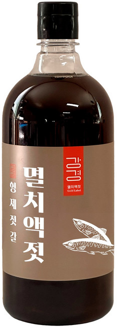국산 멸치액젓 100% 원액 골드라벨 국산액젓100%, 1개, 600g