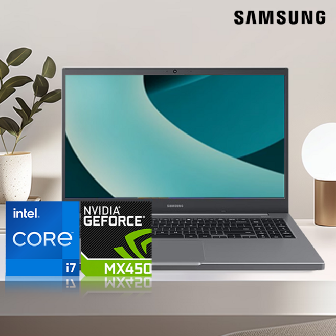 삼성 노트북 11세대 코어i7 테라급 지포스MX450 램16G+대용량 1.2TB 장착 듀얼스토리지! NT551X 메탈릭 그레이, NT551, WIN11 Home, 16GB, 1280GB