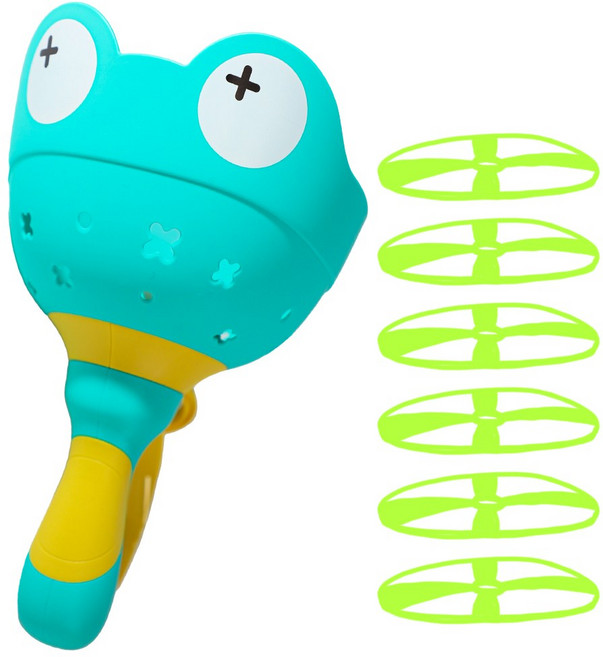 비에이비오 KC인증 플라잉 프로펠러 던지기 게임 장난감, 블루, 1개