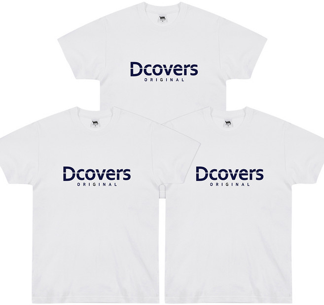 [디커버스] 1+1+1 DCOVERS 반팔 티셔츠 20수 면티 3장
