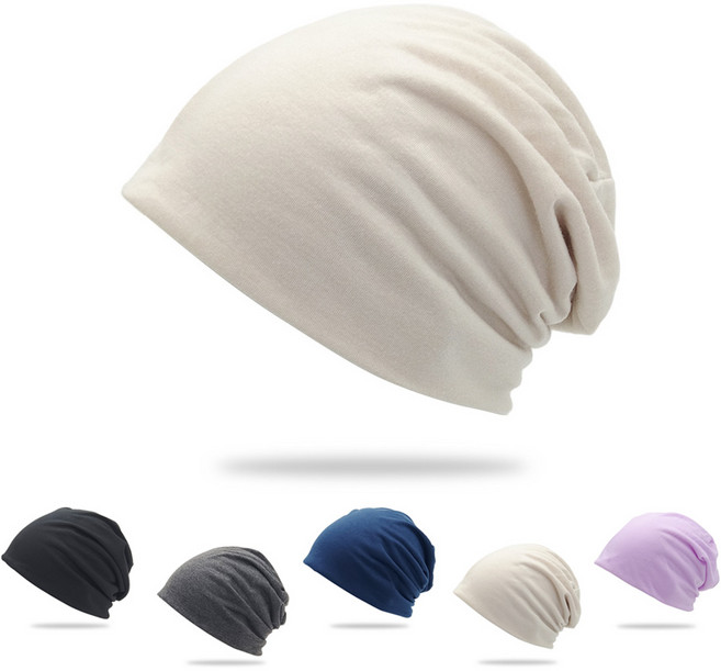 하이제이디 사계절용 얇은 면 비니 수면 모자 남여공용