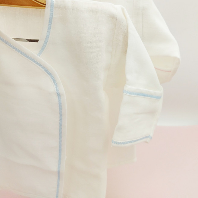 玩棉主義 純棉紗布衣護手型新生兒內衣