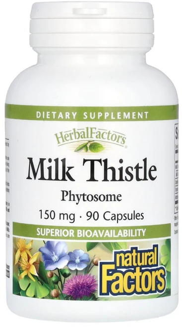 네추럴팩터스 허벌팩터스 밀크 시슬 150mg 캡슐 무설탕 글루텐 프리, 90개입, 1개, 90정 - 쿠팡