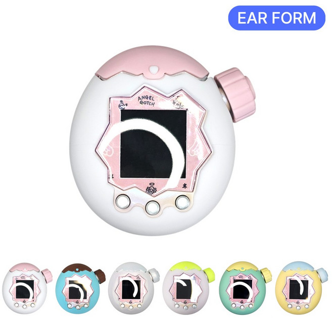 이어폼 다마고치 파라다이스 뉴컬러 비비드 케이스, 1개, 크림, D034