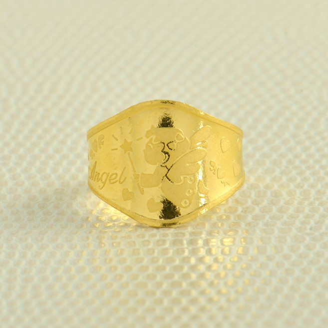 나라주얼리 순금 (99.9% 홀마크) 아기 돌반지 (1.875g) 반돈 첫돌 선물 백일 선물