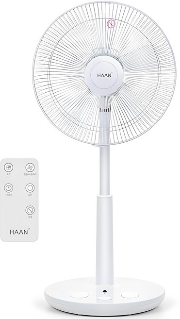 한경희생활과학 한경희이지라이프 초미세풍 발터치 리모컨 선풍기 -HDC230, HAAN-HDC230(화이트)