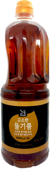 청양식품 꼬손 고소한 들기름 원액 대용량 1.8L, 1개