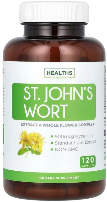헬스하모니 세인트 존스 워트 St Johns Wort 캡슐 120정, 1개 - 쿠팡