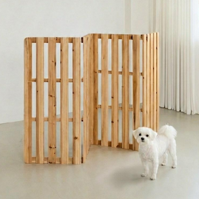 라이프먼트 베이직 4단 접이식 저상형 원목 매트리스 깔판 침대 프레임, 내추럴원목