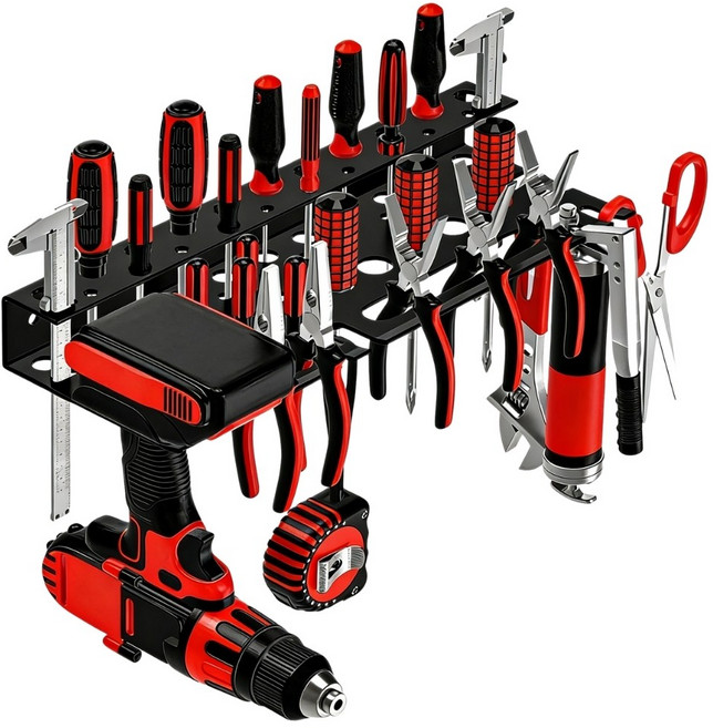전동공구집 벽걸이 금속공구 수납장 드라이버 선반, 1개