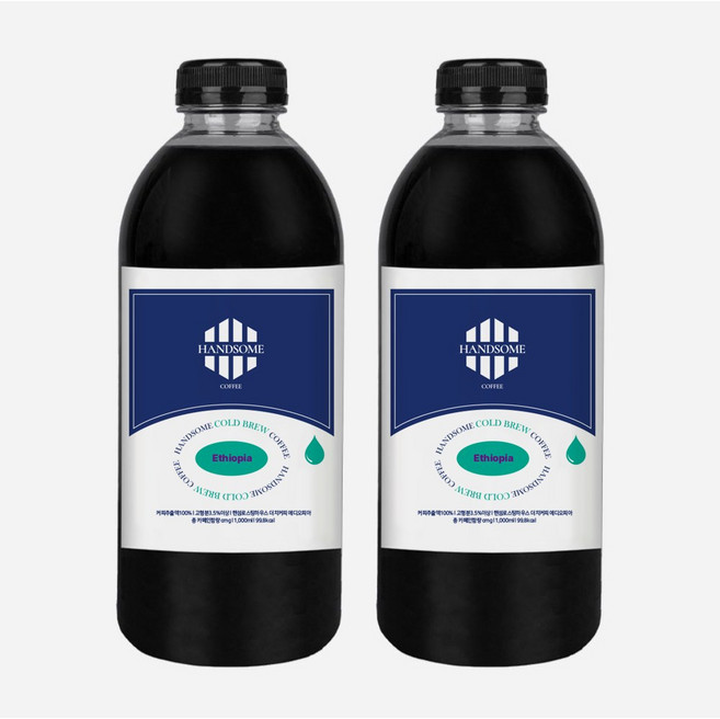 핸섬로스팅하우스 콜드브루 원액 에티오피아 1L 더치커피(고소한 산미), 1개입, 1개