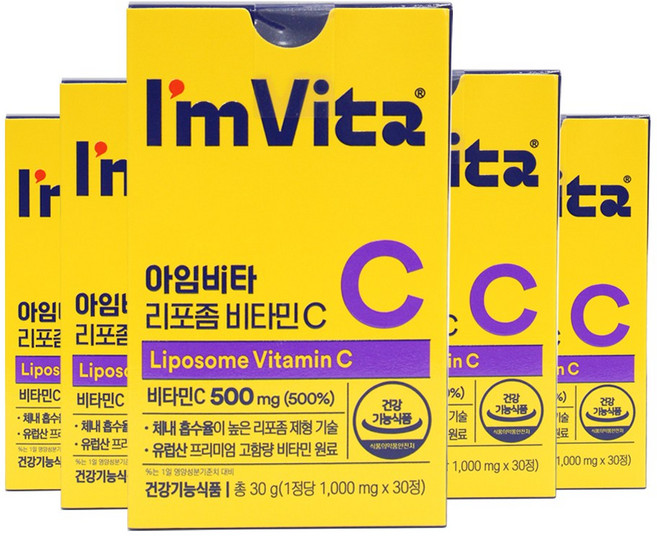 아임비타 리포좀 비타민C 30g, 30정, 5개