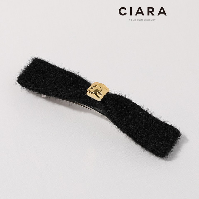 CIARA 14K Dosolo 워미패브릭 골드펜던트 헤어핀(GoldPlated)
