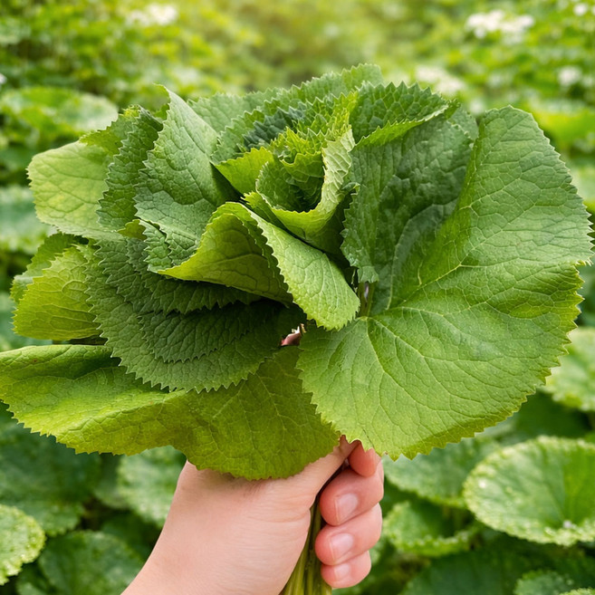 [먹부부]국내산 제철 생곰취 곰취나물 곤달비 산지 직송, 1kg, 1개