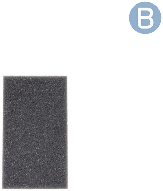 헤어 미용 스펀지 털이개 1p, 1개