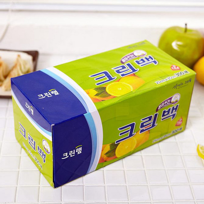 주방잡화 위생용품 크린백 티슈형-중(25x35x300매)