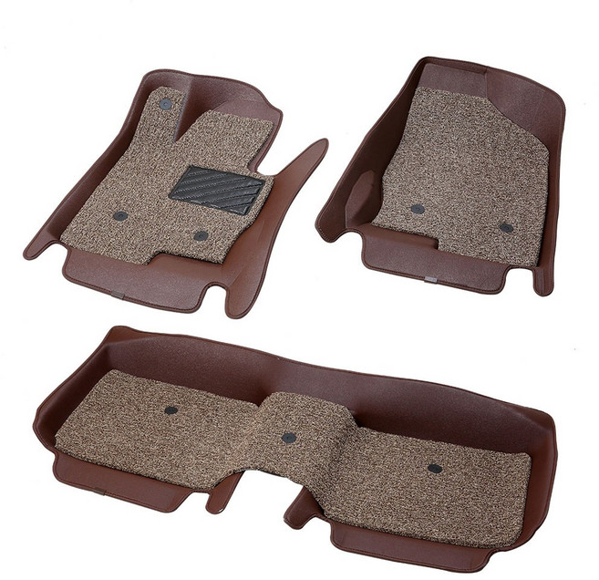 위너스 본사 2열 일체형 카매트 7D 자동차 코일매트 민무늬 브라운, 기아, K5 2010-2013