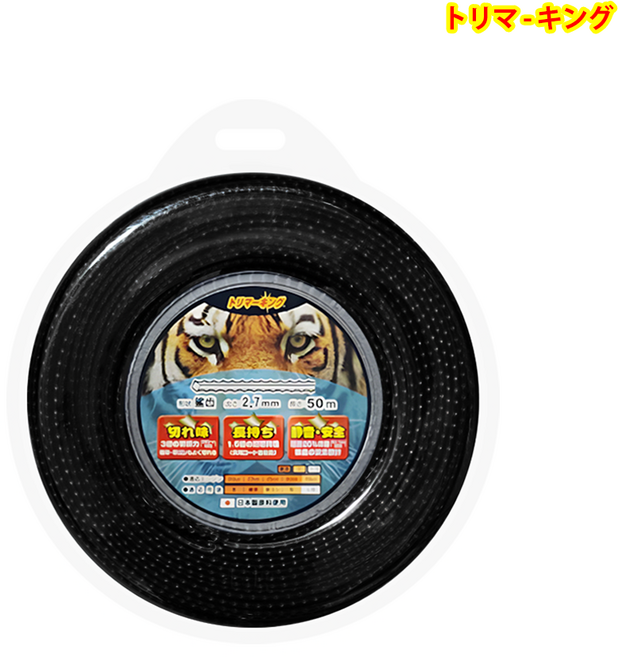 일제 토리마킹 톱니형 예초기끈 (2.7mm x 50M) / SOTUS, 1개