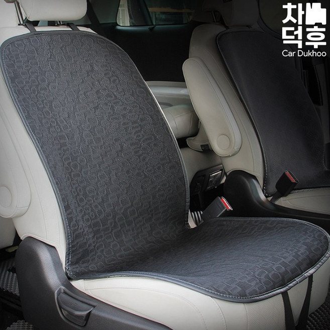 차덕후 자동차 카이프 페블 논슬립 3D 에어 매쉬 사계절 통풍 시트커버, 화이트, 1개