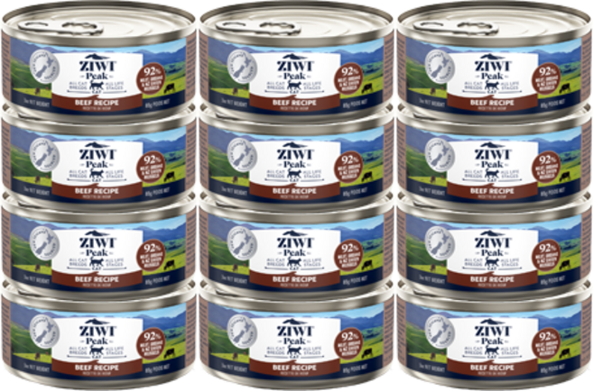 지위픽 캣 캔 식품 소고기 85g x 12개, 소