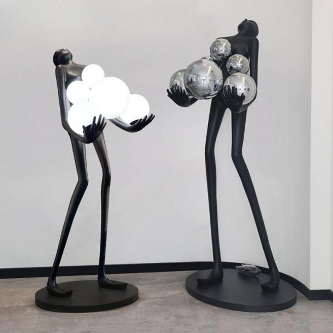 파운데이션 팔레트파운데이션 리퀴드파운데이션북유럽 인간형 조각 플로어 램프 롱암 볼 디자인 전시장 호, 11 1.8