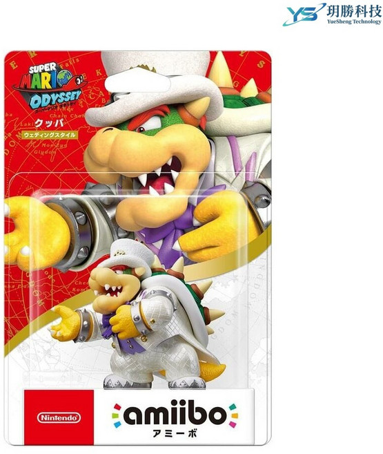 Nintendo amiibo 超級瑪利歐 奧德賽 庫巴新郎 婚禮裝扮 公仔, 1個