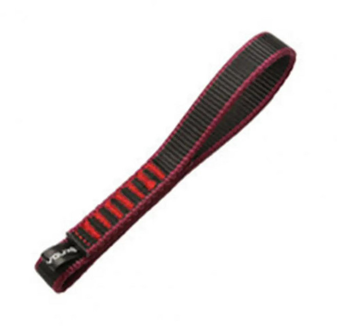 랜야드 로프 전문 야외 암벽 등반 슬링 스트랩 다목적 나일론 웨빙 장비 22KN, 01  Red 17cm, 1개