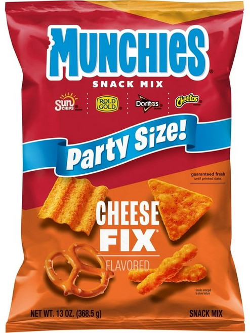 [미국직배송]먼치스 스낵 믹스 치즈맛 대용량 368.5g Munchies Cheese Fix Snack Mix, 1개