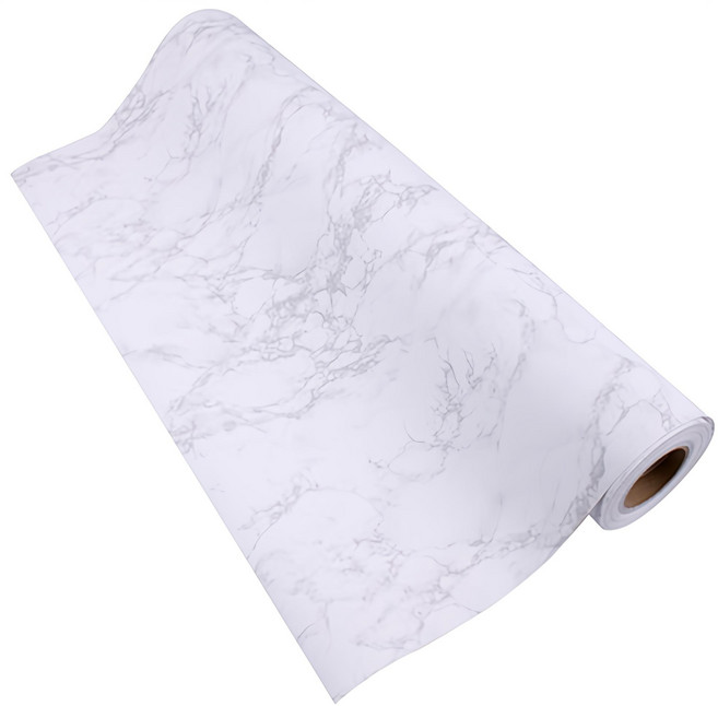 로즈로사 에어프리 무광 나폴레온 마블 시트지, 화이트그레이, 100 x 250 cm