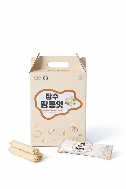 장수식품 땅콩엿, 20개, 25g