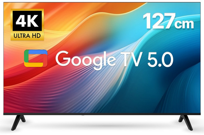 위드라이프 구글 50인치 스마트TV UHD 4K 최신형 대기업정품패널 안드로이드 고화질티비, 127cm/50인치, 50smart, 스탠드형, 고객직접설치