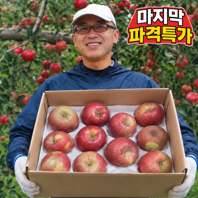 [구매1위초특가] 초고당도 국내산 감홍사과 중대과, 1박스, 5kg