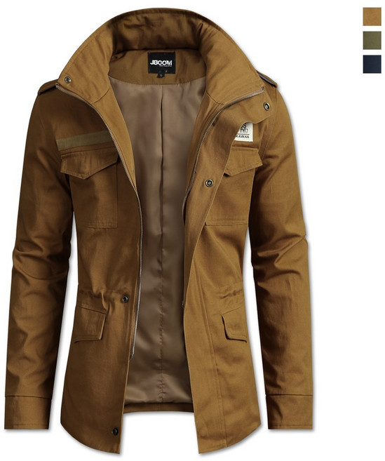 제이붐 남성용 빈티지패치 야상점퍼 JK71